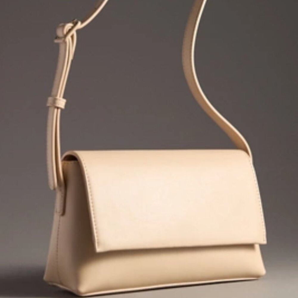 By Anthropologie Foldover Shoulder Bag NWT